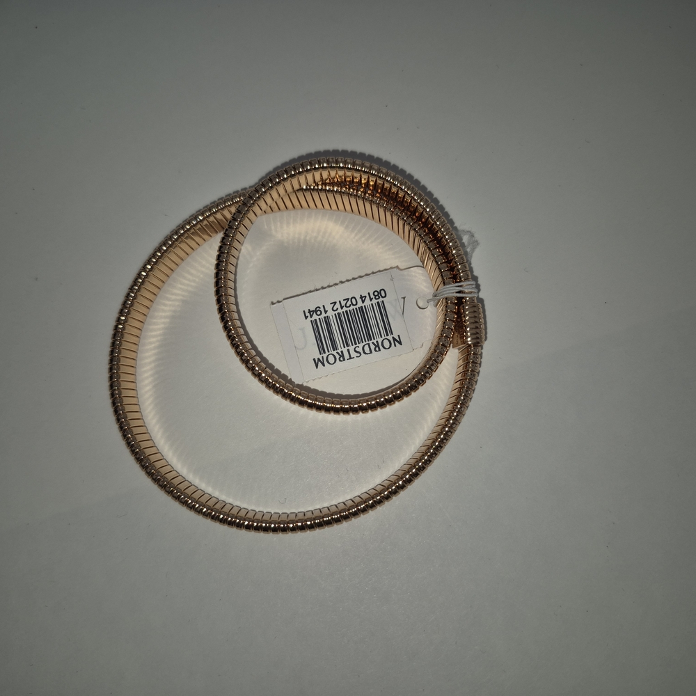 Nordstrom Shimmering Rose Gold Bangles